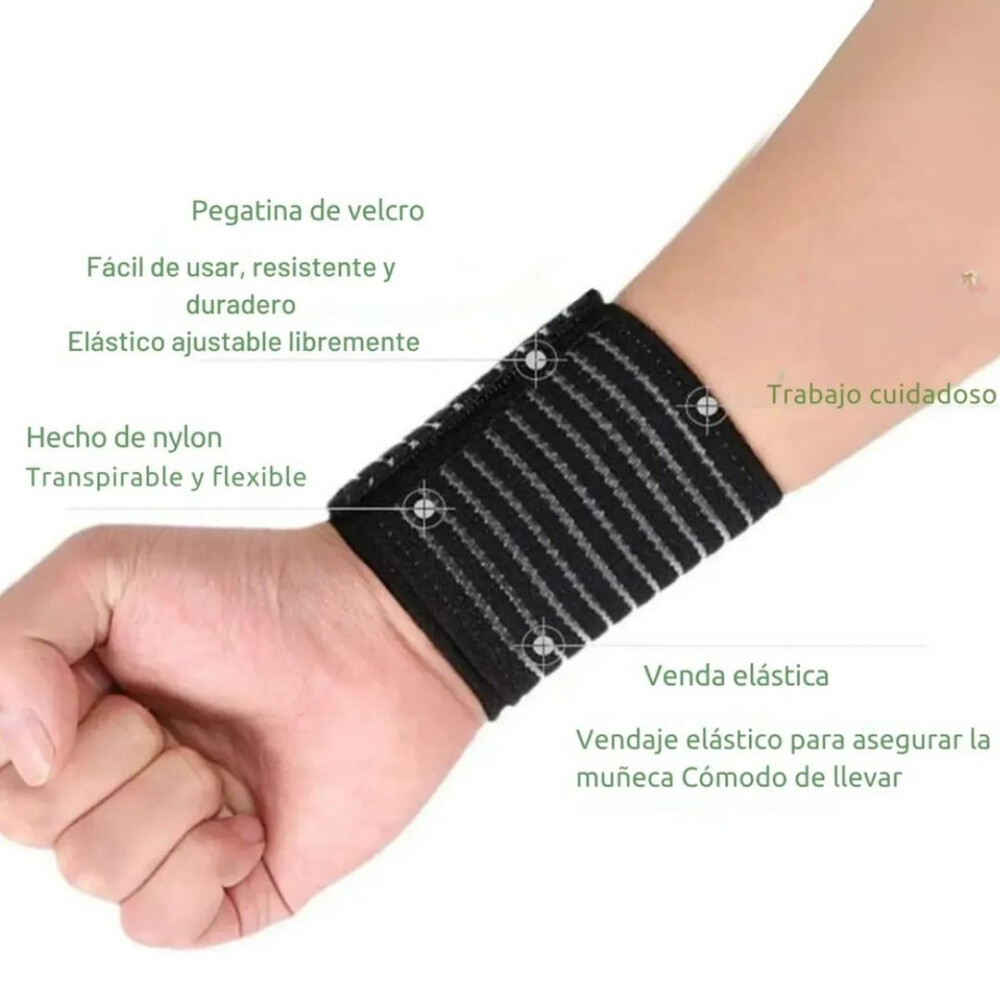 Muñequera Deportiva, Soporte De Compresión Muñequera Deportiva, Soporte De Compresión