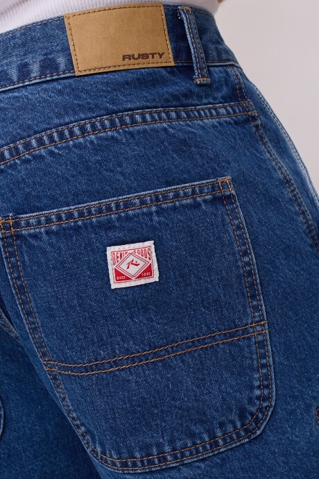 BERMUDA JEAN HARVY RUSTY Azul Medio