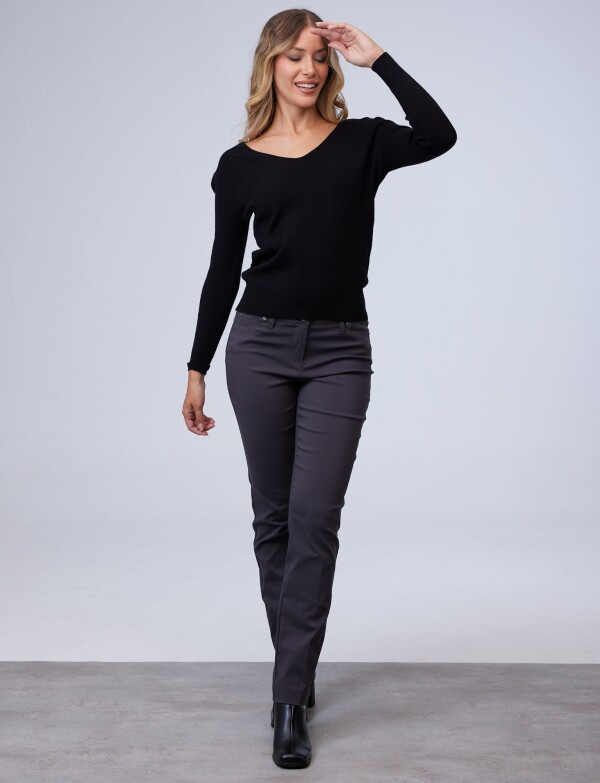 Pantalon Slim GRIS