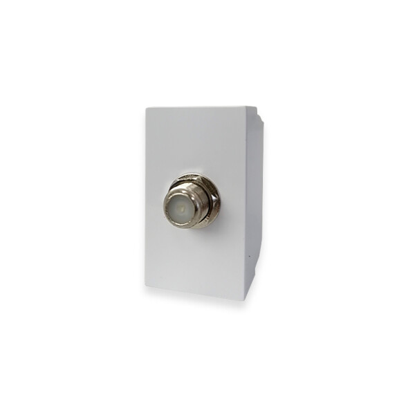Módulo conector para TV fino blanco puro Sica SK3185