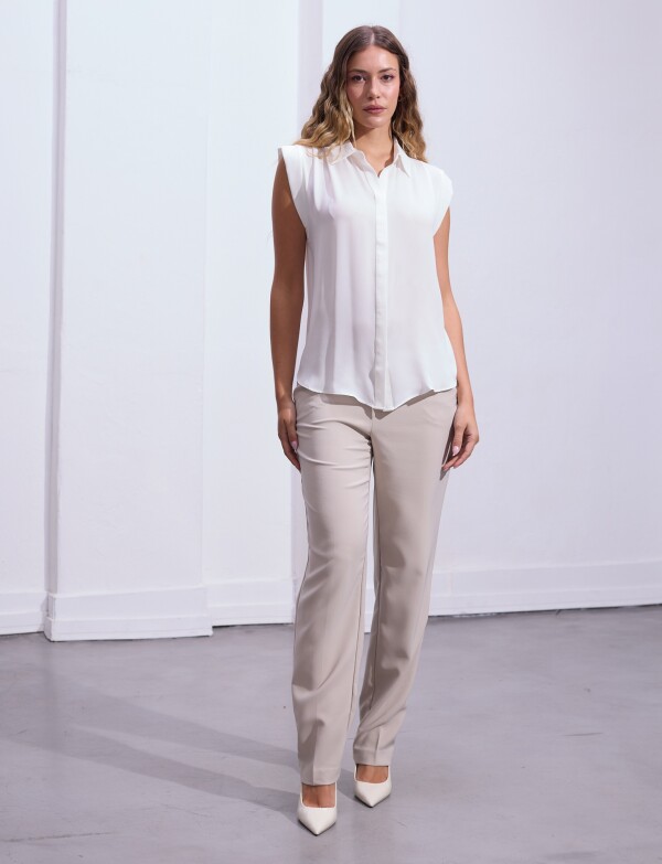 Blusa Botones CRUDO