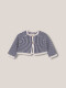 Chaqueta De Rayas Azul Pato