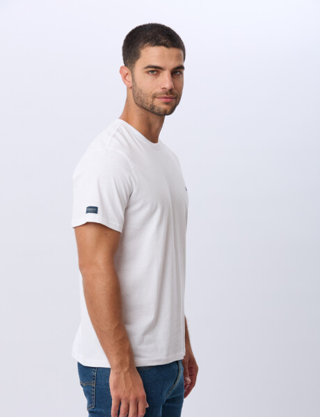 REMERA BÁSICA DE ALGODÓN Blanco