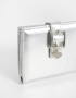 Billetera Billetera Snap Plateado - Plateado