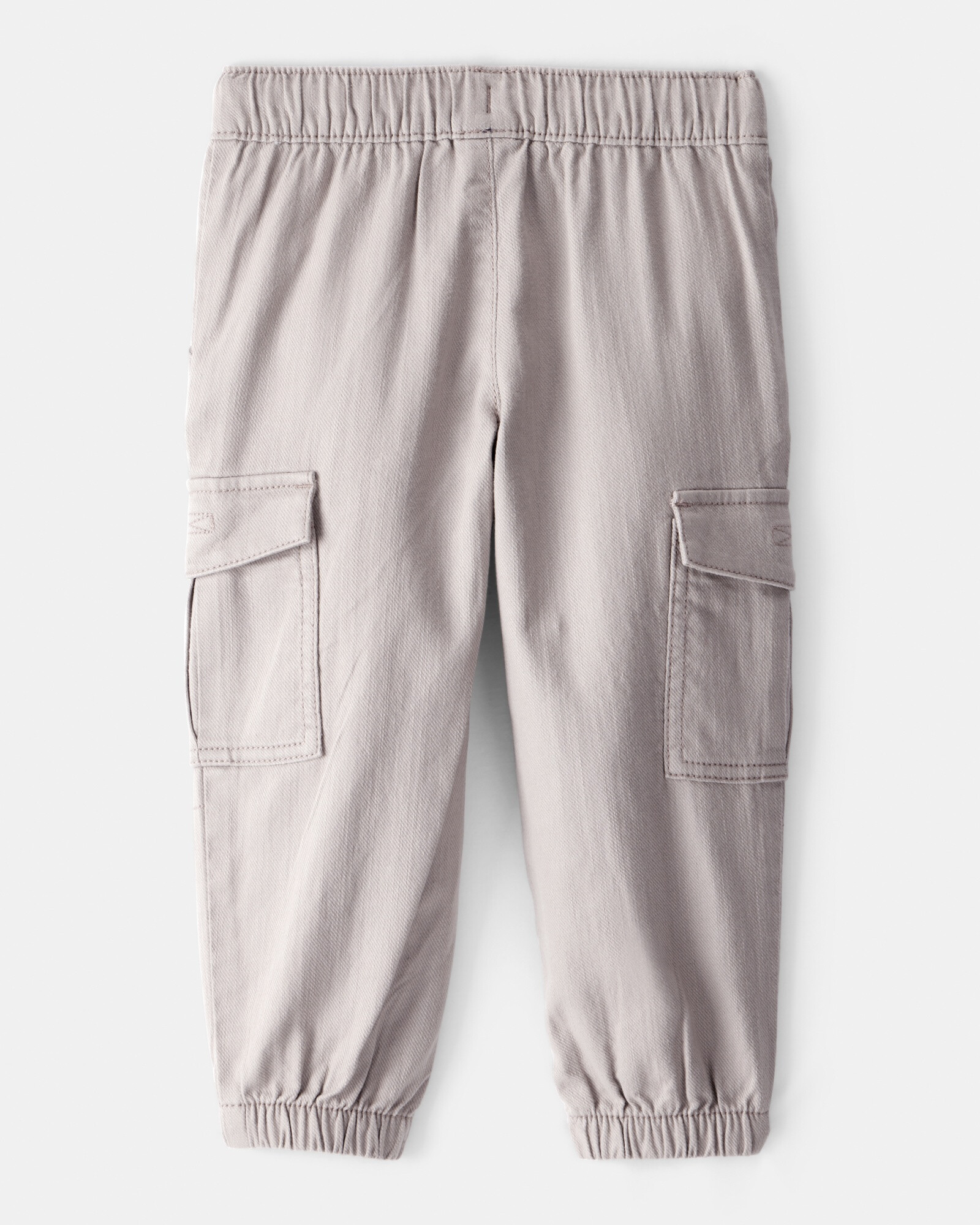 Pantalón cargo de algodón, gris Sin color