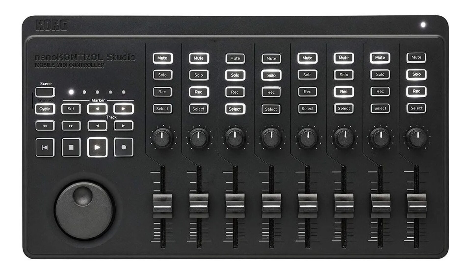 Controlador Midi Korg Nanokontrol Studio Bluetooth 