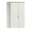 Ropero 3 Puertas 4 Cajones - Línea Nórdica Roble/Blanco