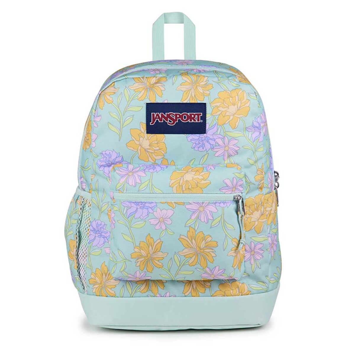Mochila Portalaptop Cross Town Plus - Faded Floral Fresh Mint 