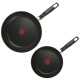 Set de 2 Sartenes Tefal | 20 cm y 24 cm | Espesor 1,7 mm | Termo Señal | 100% aluminio Set de 2 Sartenes Tefal | 20 cm y 24 cm | Espesor 1,7 mm | Termo Señal | 100% aluminio