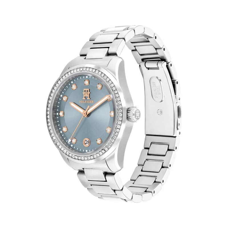 Reloj Tommy Hilfiger 1782795 en acero para dama Plateado