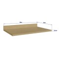 TAPA PARA BAJO MESADA 80 CM - LOURO/FREIJO TAPA PARA BAJO MESADA 80 CM - LOURO/FREIJO