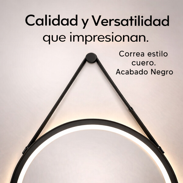 Espejo Redondo De Colgar Led 60 Cm Led13 TRANSPARENTE