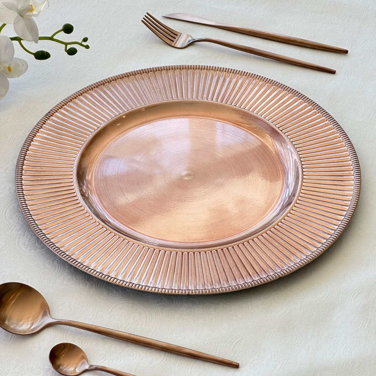 Platos De Sitio (Sousplat) Rose Ø 33cm 