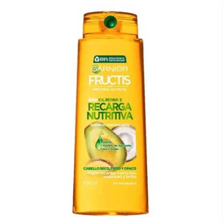 Garnier Fructis Shampoo Recarga nutritiva 650 ml Garnier Fructis Shampoo Recarga nutritiva 650 ml