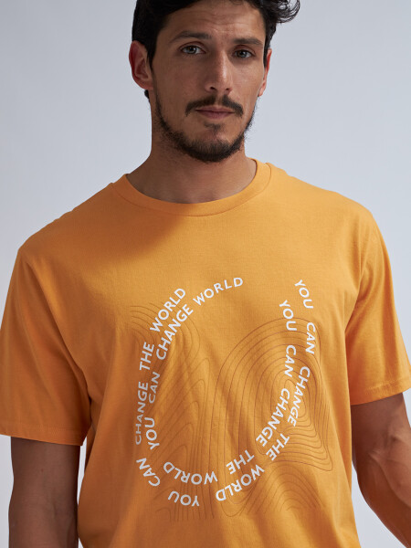 Remera Estampa You Can Change The World