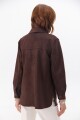 CHAQUETA FOUR SUEDE CHOCOLATE