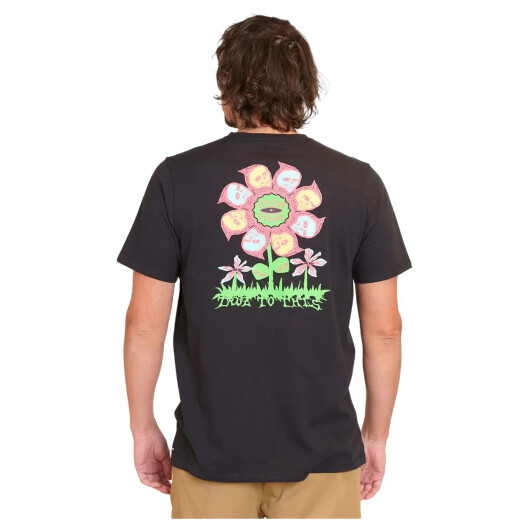 Remera Volcom Flower Budz - Negro Remera Volcom Flower Budz - Negro