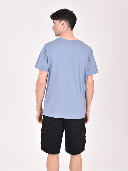 REMERA NAUPLIA CAFÉ AZUL PIEDRA