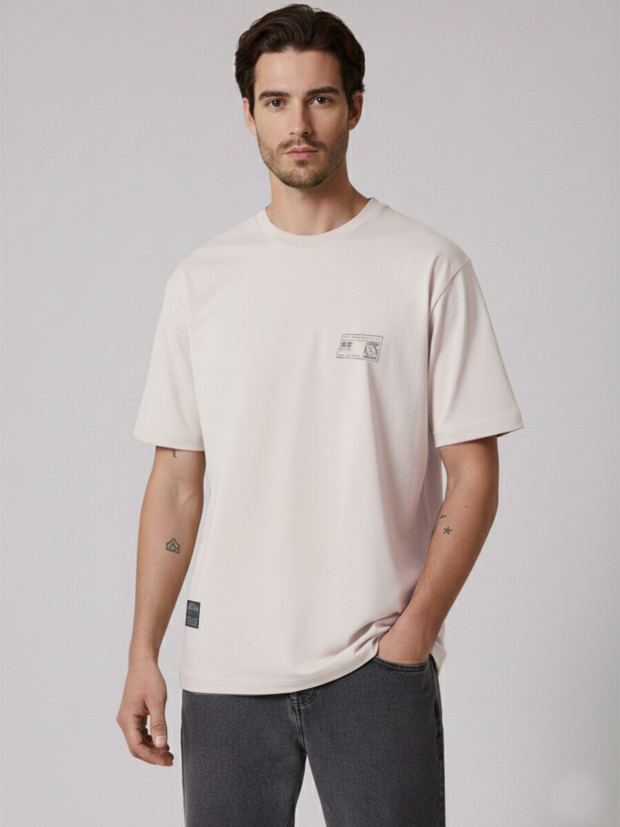 T-SHIRT SIOMEN DIXIE - Marfil 