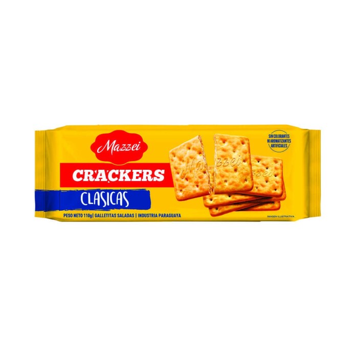 MAZZEI CRACKERS CLASICAS 110 GRS X 24 única