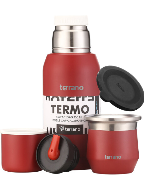 Kit Acero 750ML. / Mate Flap Rojo