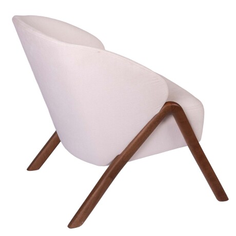 BUTACA TELA-Y-MADERA NATURAL-BEIGE ARCO OFF WHITE/MIEL