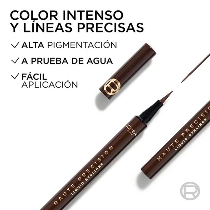 Delineador De Ojos Líquido L'oreal Haute Precision Brown Delineador De Ojos Líquido L'oreal Haute Precision Brown
