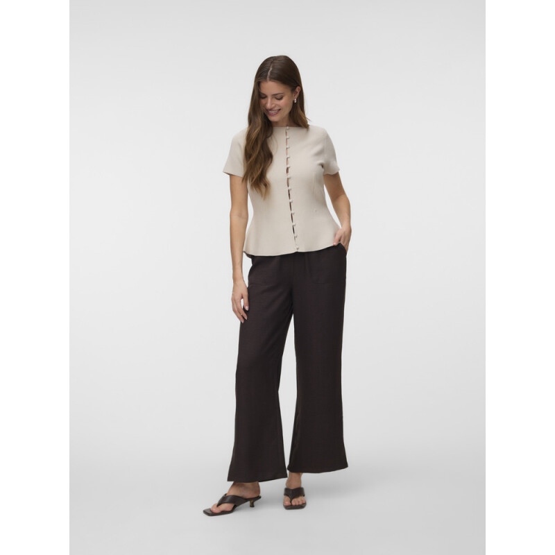 VMMELANEY HW LOOSE PANT WVN NOOS Chocolate Torte