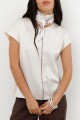 BLUSA LINO SATEN NATURAL