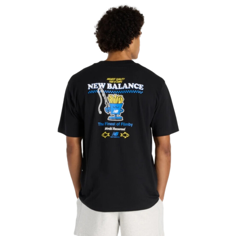 Remera New Balance French Fries - Negro Remera New Balance French Fries - Negro