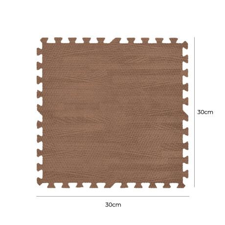 Set X20 Tatami Alfombra Piso Encastre Simil Madera Oscura