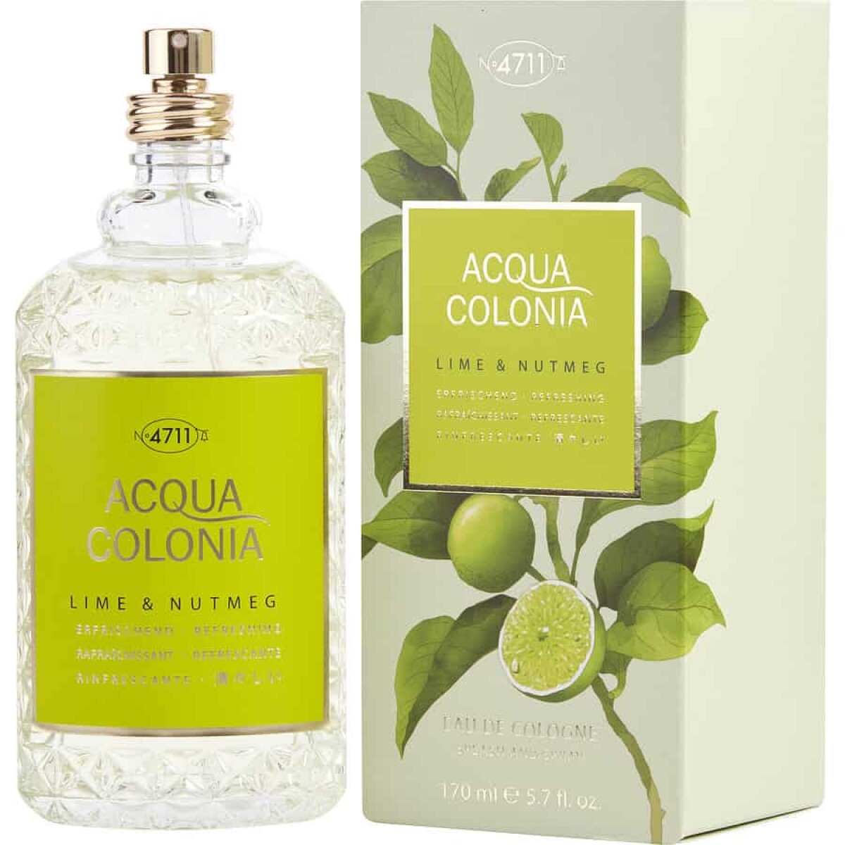 Perfume 4711 Acqua Colonia Lime & Nutmeg Edc 170 ml 