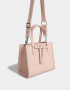 City Tendencia Cartera Mini City Trenzada - Rosa Viejo
