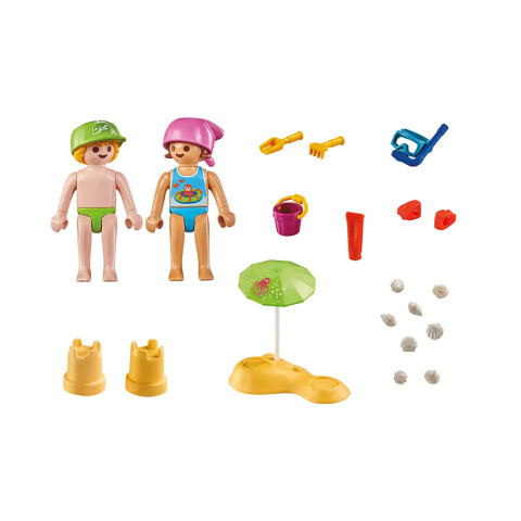 Niños con Castillo de Arena Special Plus Playmobil 26 Piezas U