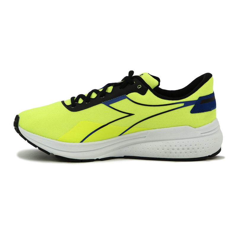 Diadora Champion Running Hombre Active PASSO 2 Amarillo Fluo-Negro