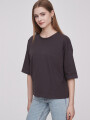 Remera Ahrnia Gris Oscuro