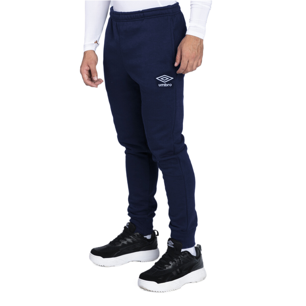 Pantalon de Hombre Umbro Felpa C/Puño Adulto Umbro - Azul Marino 