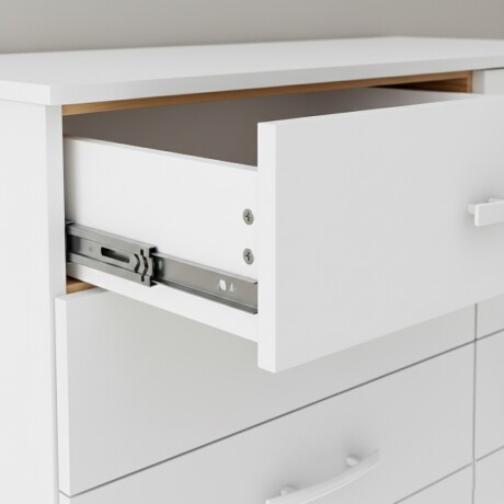 CÓMODA CAJONERA GUARDARROPA 10 CAJONES BLANCO