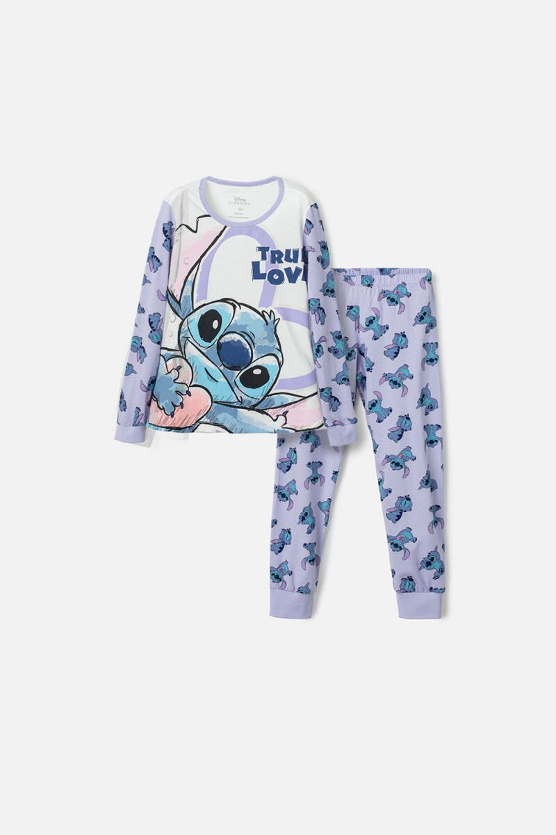 Pijama niña Lilo & Stitch - Lila 