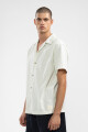 CAMP-COLLAR BOXY SHIRT Oyster