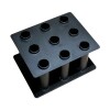 Soporte Para Barras Pase Olímpico Negro