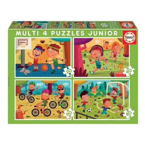 Set Puzzle Deportes Futbol Rompecabezas Niños Educa Set Puzzle Deportes Futbol Rompecabezas Niños Educa