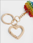 Bijouterie Vs Pride Llavero Y Bag Charm Corazón Pride - Dorado