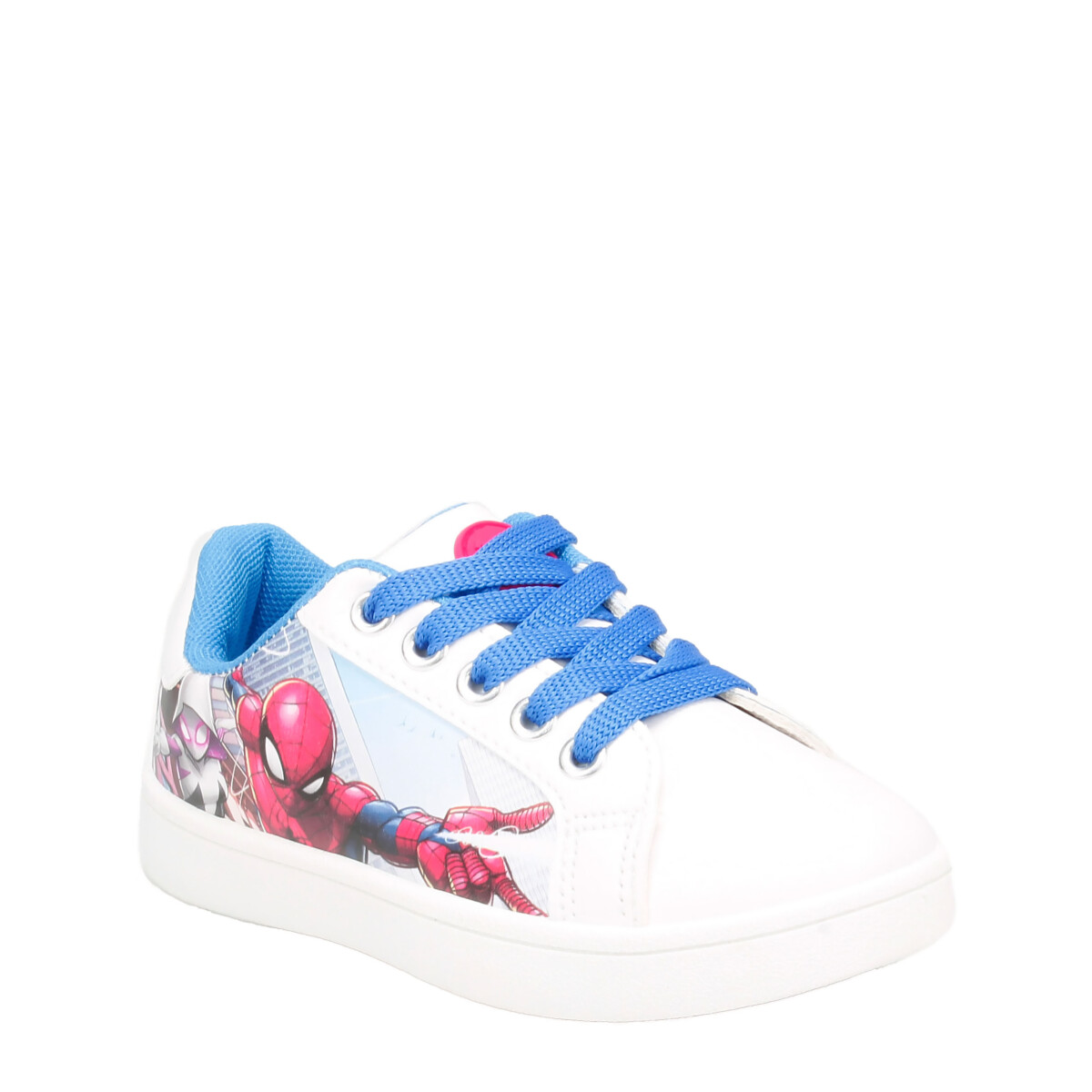 Championes Infantiles Marvel Spider Man Spidey - Blanco - Azul 