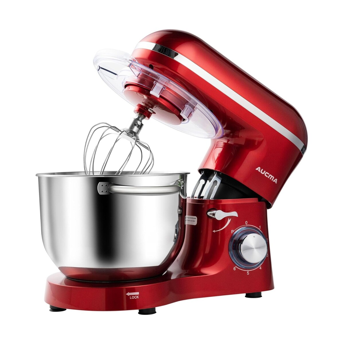 Batidora de pie de 660W - Rojo 