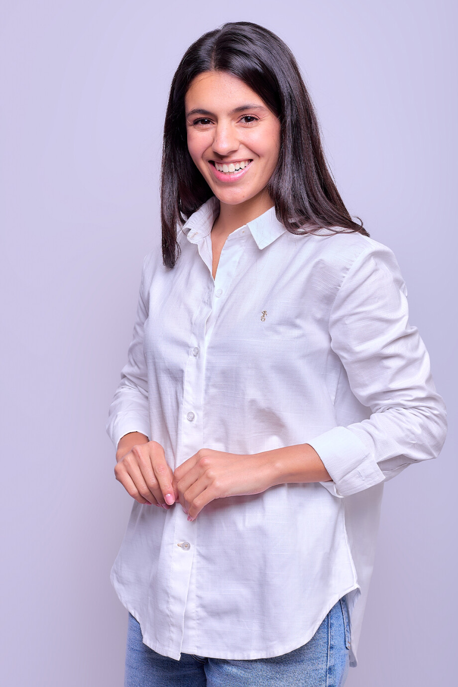 Camisa Dama Emi Blanca