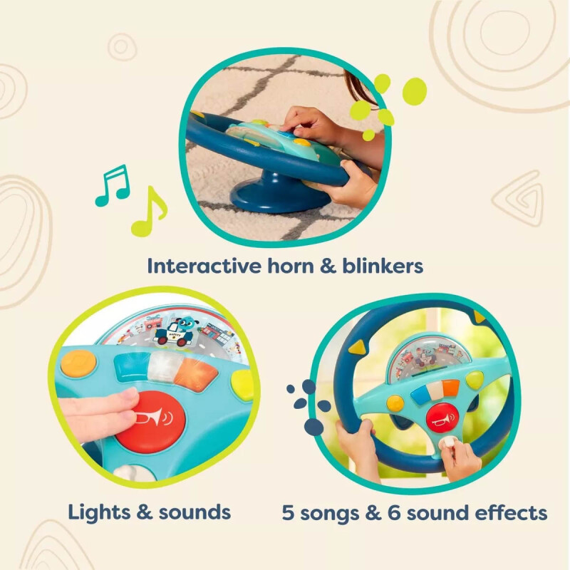 Volante Musical con Luces B.toys Volante Musical con Luces B.toys