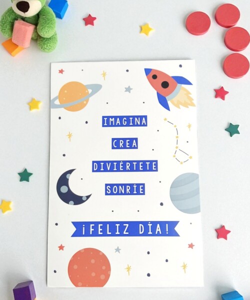Tarjeta día del niño 10x15 DISEÑO 5