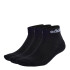 Medias Unisex Adidas C Lin Ankle 3P Negro - Blanco