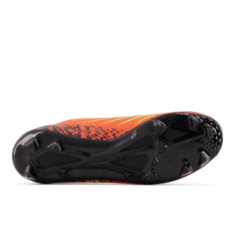 Championes de Fútbol 11 Hombre New Balance Firm Ground Rosado Coral - Negro - Amarillo